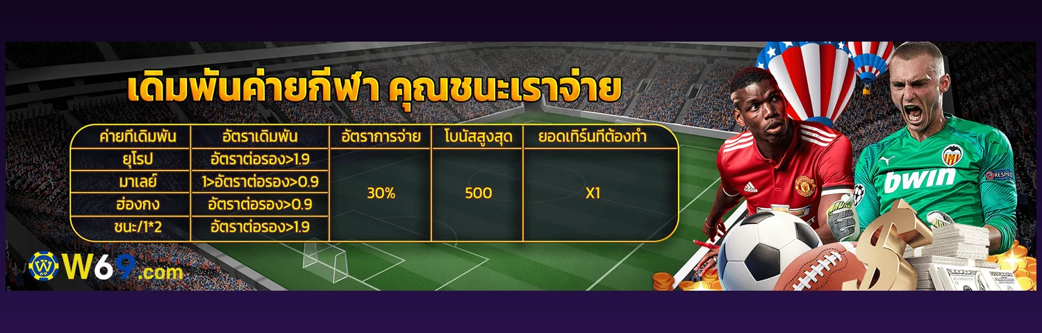 เครดิตฟรีโปรโมชั่น W69